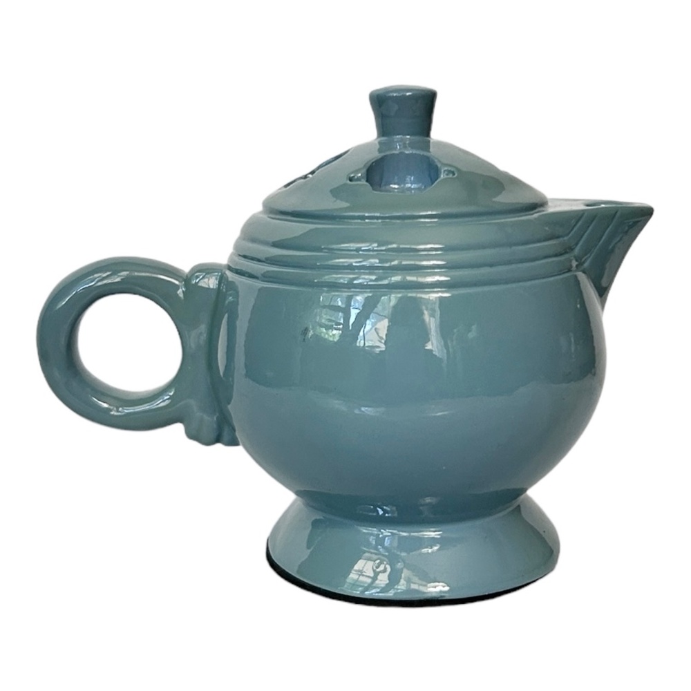 FIESTAWARE Periwinkle Blue Mini Teapot Spreader Knife Holder - Vintage Retired